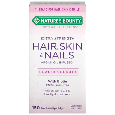 Nature's Bounty Optimal Solutions Hair Skin & Nails Extra Strength