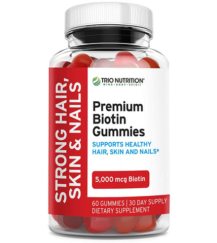 Premium Biotin Gummies | Fresh Vitamins for Hair Growth | Hair Treatment Supplement for Strong Hair